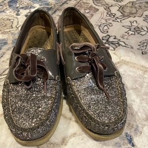 Sparkly Sperry Topsiders (Winter)